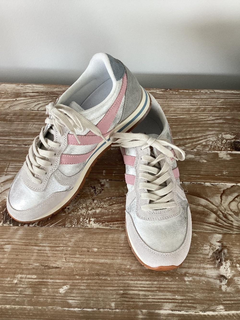 NWOB Gola Daytona Blaze White multi Color Block Suede Leather Sneakers Sz 9
